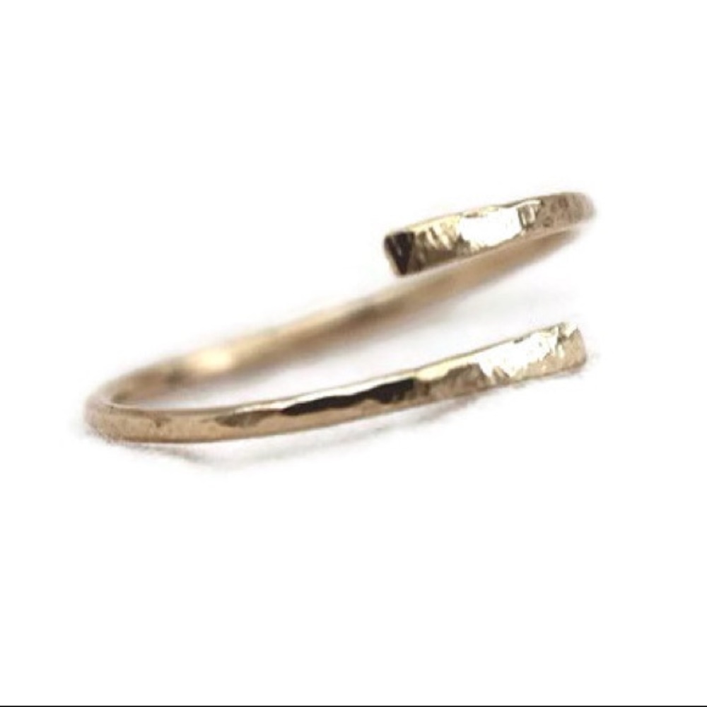 Hammered Wrap Ring - now in all 3 colors! - Picture 2 of 5